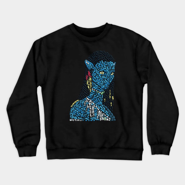 Neytiri Avatar Crewneck Sweatshirt by Karotene